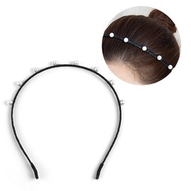 (Pearl Bead Headband Type A) Wire Wavy Hairband Hair Accessory Hair Pin Wire Headband Spring Headband Wash Face / (진주 구슬 머리띠 A타입) 철사 물결 헤어밴드 헤어 악세사리 머리핀 와이어 머리띠 스프링 머리 띠 세수