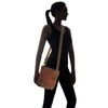 Chala Canvas Cross-body Purse Roomy Messenger (Bag Only) (Sand)