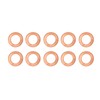10Pcs M12 Copper Oil Drain Plug Washer Flat Sealing Gasket
