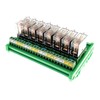 ANMBEST 8 Channel AC/DC 24V Rail Mount Relay Interface Module