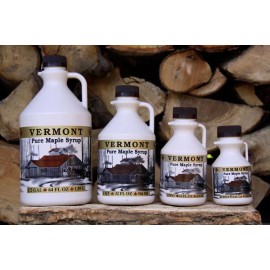 Stratton Maple Vermont Amber Rich (former Medium Amber) Grade A VT Maple Syrup - 1/2 Gal. / 64 Fl. Oz. / 1.89 L