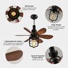 Garwarm 20IN Ceiling Fans with Lights, Socket Fan Light with