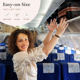 Mc Hardside Luggage Sets 3piece, Travel Suitcase Set For Women, Carry On Luggage Set Hard Shell With Spinner Wheels (Black/20)