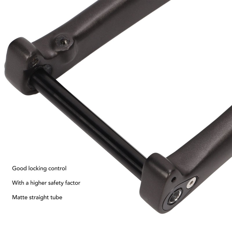 Bike Front Fork Carbon Fiber 100mm Opening Matte Straight Tube