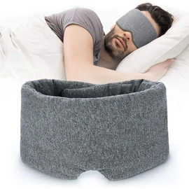 Fistech Sleep Mask for Men Women,100% Cotton with Fully Adjustable Strap, Light Blocking Eye Mask for Sleeping, Night Companion Eyeshade for Women Men Kid