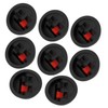 KOMBIUDA 8Pcs Round Speaker Wire Terminal Connector Clips Secure and