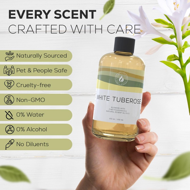 Aroma Country White Tuberose Luxury Diffuser Oil Refill & Fragrant