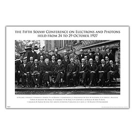 Top Greatest Physicists Poster Solvay Conference October 1927 Home Decor Print (24x36)