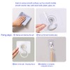 X-SHIYUN 4 Pack Traceless Wall Adhesive Hook，Rotate 360°Ceiling Adhesive Hook，Towel