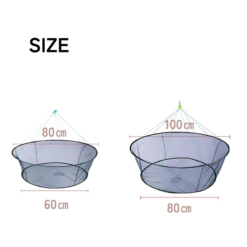DIZLAS Fishnet for Fishing, Scooping Fish, Fishing, Net, Capture, Small