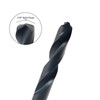 Reduced Shank Drill Bit, 14.5mm Metric HSS Twist Drill Bit