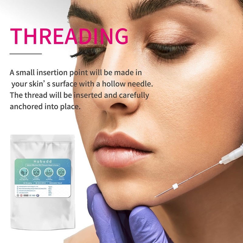 Pdo Threads For Face Lift, Mono Threads - (30G20mm) PDO