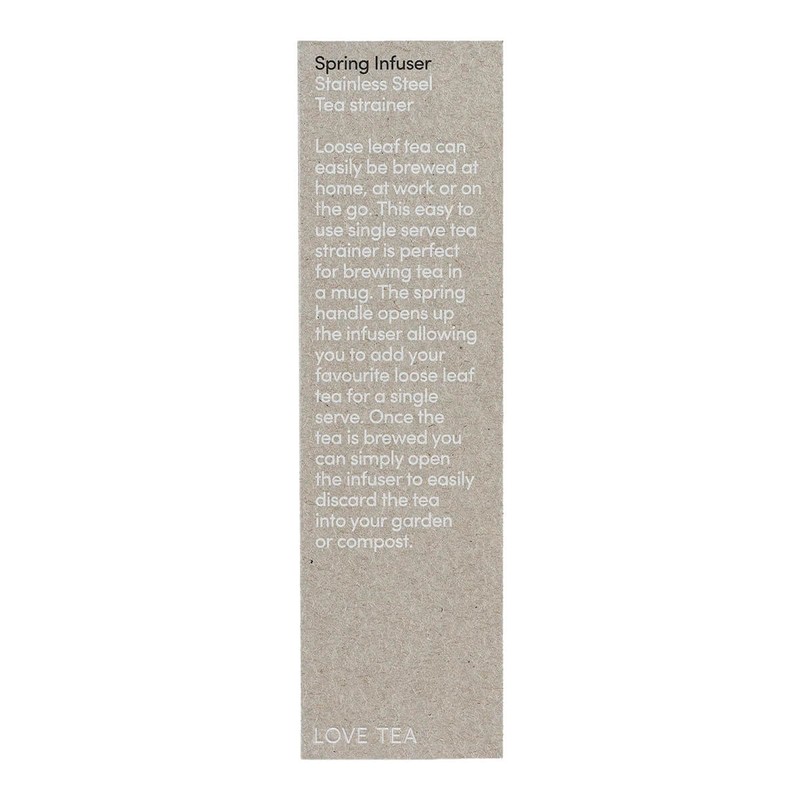 Love Tea Spring Handle Tea Infuser, 1 Infuser