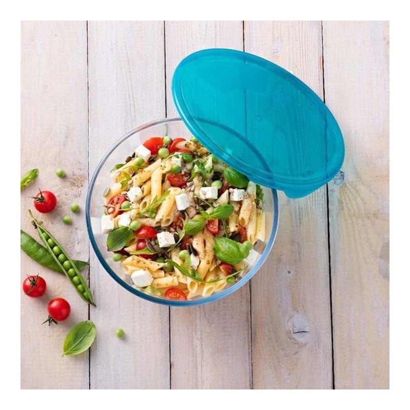 Pyrex prep & Store Schale, Glas, Blau, 14 cm