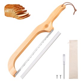 Pranski Bread Knife for Homemade Bread 14.5'' Sourdough Bread Knife, Premium Slicer for Homemade Bread, Baguettes and More Cuts Thin, Ergonomic Handler Premium Sharpness Blade