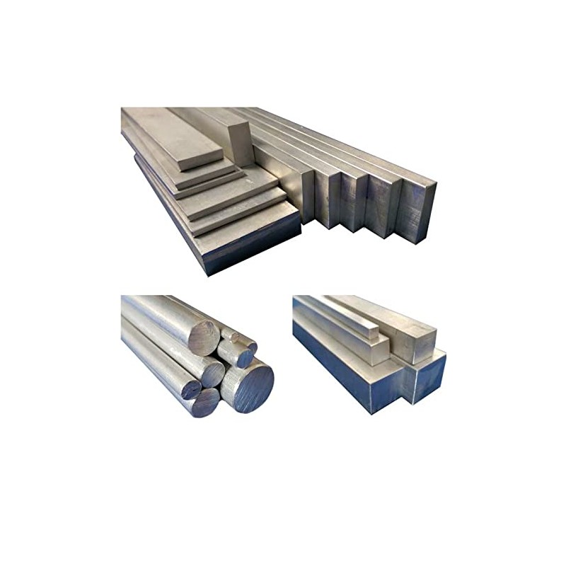 Aluminium, Solid Flat Bar Stock Metal Solid Rod, 50mm to
