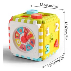 Cubo Sensorial 6 En 1 Montessori Educativo Para Bebés