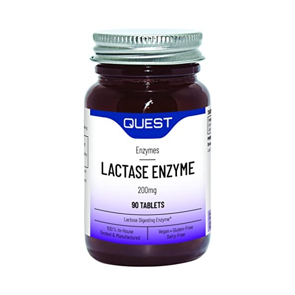 Quest Lactase 200mg 90 tabs (Pack of 2)