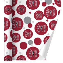 GRAPHICS & MORE University of Indianapolis Greyhounds Gift Wrap Wrapping Paper Roll