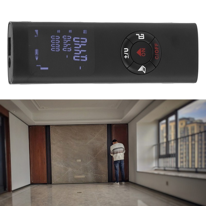 High Accuracy Handheld Laser Distance Meter Maximum Measuring Distance 40m