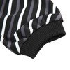 Dog Pajamas Warm 4 Legged High Collar Soft Stretchy Striped