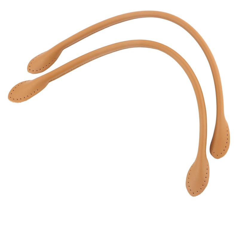 2Pcs Genuine Leather Bag Straps Handle for DIY Hand Accessories