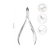 TITANIA Cuticle Nippers (10 cm) • Premium Cuticle Nipper for