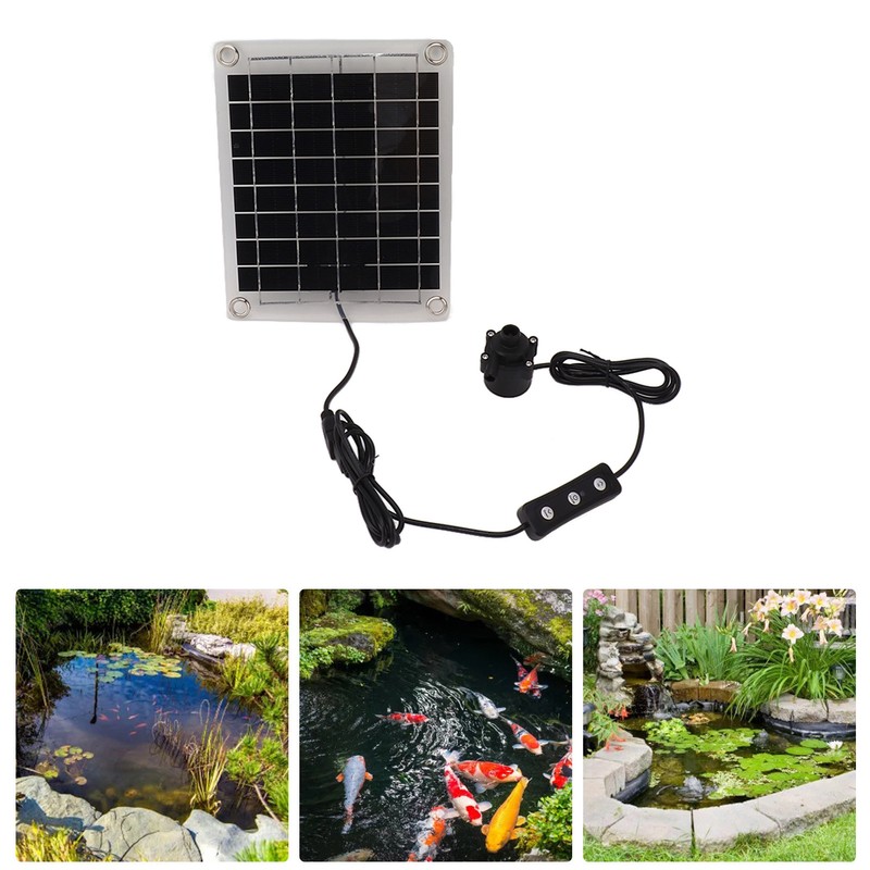 Solar Water Pump Kit 20W Submersible for Fountain Pond Bird