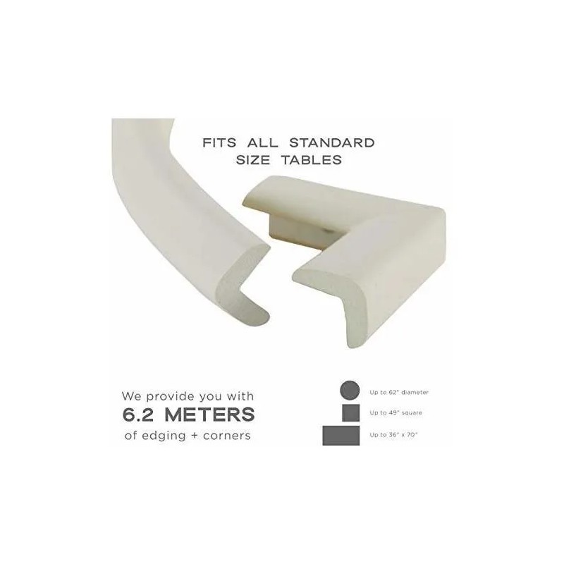 Protectores De Bordes Y Esquinas Para Muebles Y Mesas Blanco