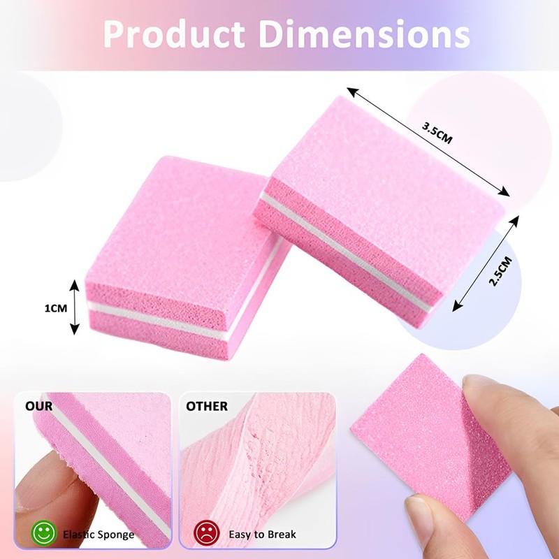 HZXINYI Pack of 20 Buffer for Nails - Buffer Sanding