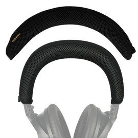 Ferbao Headband Cover Pad for Bose QuietComfort 45,QC45 Headset Headband Protector Cushion Replacement with Zipper (Black)