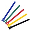 30PCS Adjustable Reusable Cable Ties Straps 12mmx150mm Hook and Loop