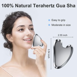 ZminRN Terahertz Gua Sha Facial Tools Guasha Tool for Face Body Gua Sha Stone Lymphatic Drainage Massager