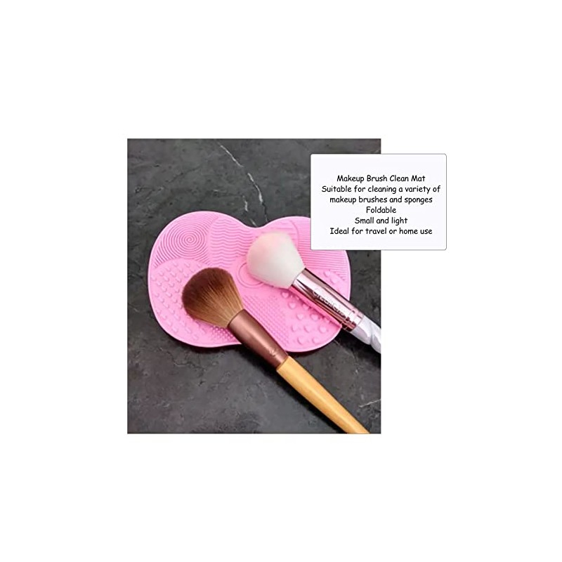 3 PCS Limpiador De Brochas De Maquillaje De Silicona