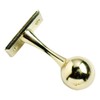 Merriway BH04418 (2 Pcs) EB Brass Plated Wardrobe Rod Rail