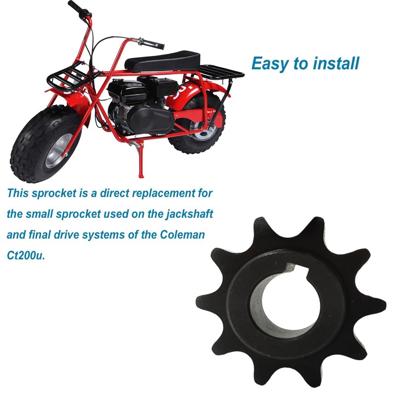 QYMOTO 40 41 420 Chain Sprocket 10 Tooth Sprocket 5/8''