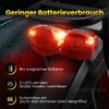 Zeekpowa Rear Light Bicycle with StVZO Approval Red Reflector for