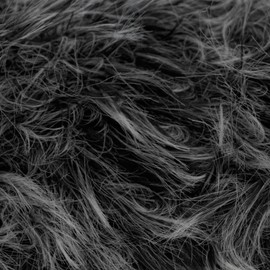 James C Brett Faux Fur Knitting Wool/Yarn 100g - H1 Black/White