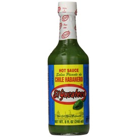 El Yucateco Salsa Picante Verde de Chile Habanero, 8 Ounce (4 Pack)