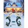 C9 Christmas Pathway Lights Outdoor, 25.7 Feet 20 LED C9
