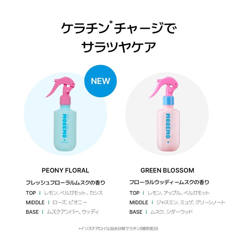 【 MOREMO (モレモ) 公式 】 NO-WASH KERATIN BOOST TREATMENT (PEONY