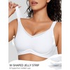 OEAK Womens Wireless Bras V Mesh Comfortable Bralette Supportive Tshirt