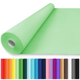 Vanhench 48" x 2400" (200') Light Green Wrapping Paper, Solid Color Kraft Craft Paper for Gift Wrap, School Supplies, Classroom Must Have, Art Paper, Arts & Crafts Supplies, Bulletin Board Paper