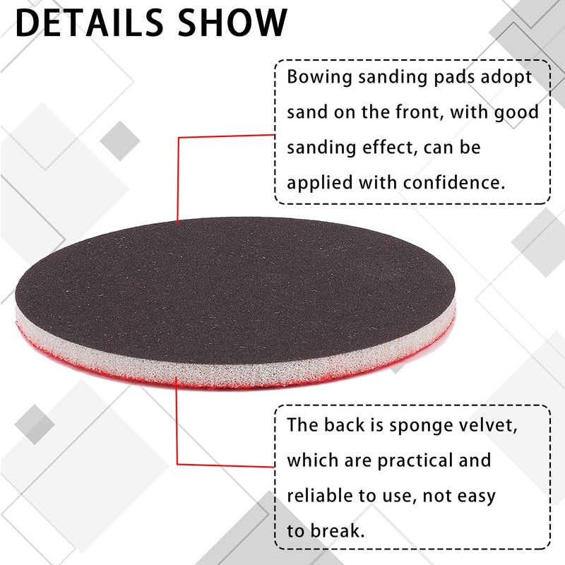 NICENEEDED 6 Pcs Bowling Sanding Pads, Bowling Accessories Bowling Ball