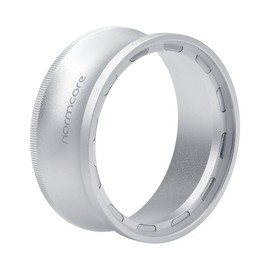 Normcore 54mm Magnetic Dosing Funnel V2, Espresso Coffee Dosing Ring, 29mm Anodized Aluminum with 14 Neodymium Magnets Fits Breville Sage 54mm Portafilter, Silver