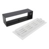 Kair 204mm x 60mm Airbrick with Surround - White