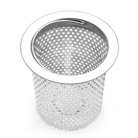 BAOYINGTE Drainage Gutter Garbage Catcher, Garbage Receptor, Sink, Trash Receptor, Garbage Receptor, Stainless Steel Drain Strainer, 3.0 inches (77 mm), Drainer, Highly Efficient Filtration Convenient