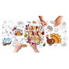Thanksgiving Coloring Banner, Coloring Paper Tablecloth, Thanksgiving Activity - 30