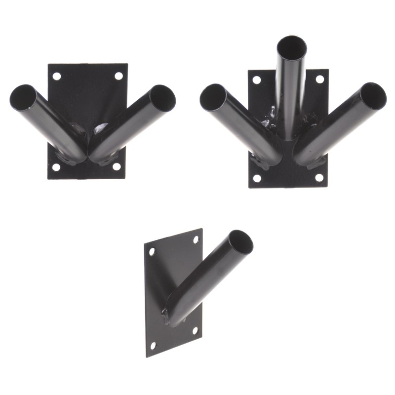 Aqbau Flag Holder 2 Compartments Flag Pole Holder Flag Wall
