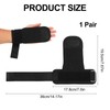 Wrist Straps for Weightlifting, Workout Wrist Wraps with Dual-Layer Oxford